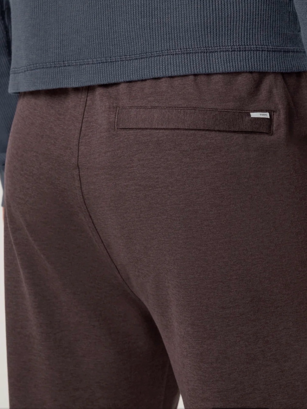 Vuori Men's Dark Brown Drawstring Joggers - Picture 3 of 15